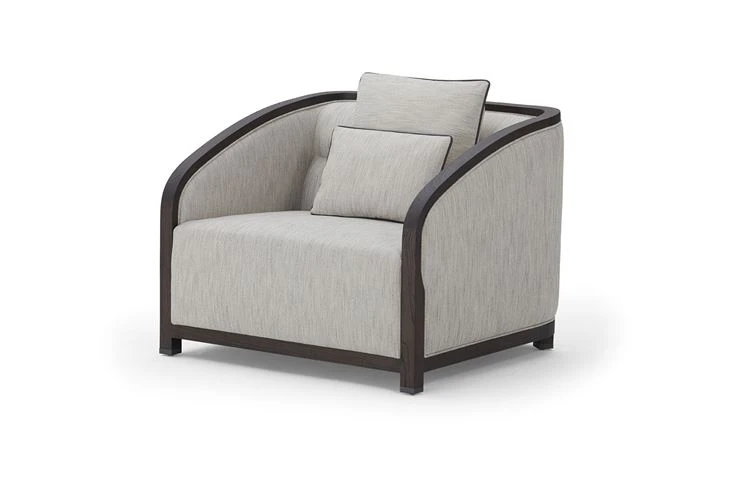 Custom Made Modern Armchair Chaise Hotel Lobby Single Sofa Villa Lounge Chair
