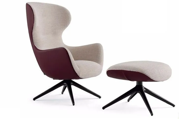 अनुकूलित धातु पैर कुर्सी और तुर्क