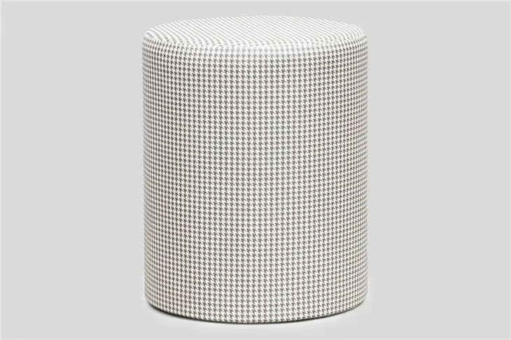 फ़ैब्रिक असबाबवाला ड्रेसिंग स्टूल