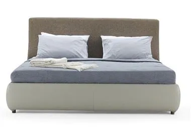 पूर्ण असबाबवाला विला बेडरूम बेड बेस और हेडबोर्ड अपार्टमेंट प्लेटफॉर्म बिस्तर और बिस्तर सिर